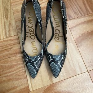 Sam Edelman Hazel Pump Snakeskin Mint Green